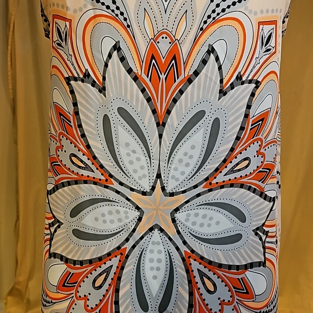 Elle Summer Chiffon Sleeveless Tunic Muted Pink - Picture 10 of 14